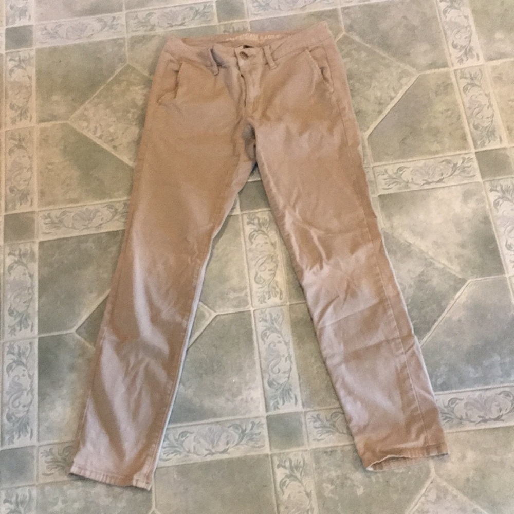 American Eagle super stretch skinny khakis